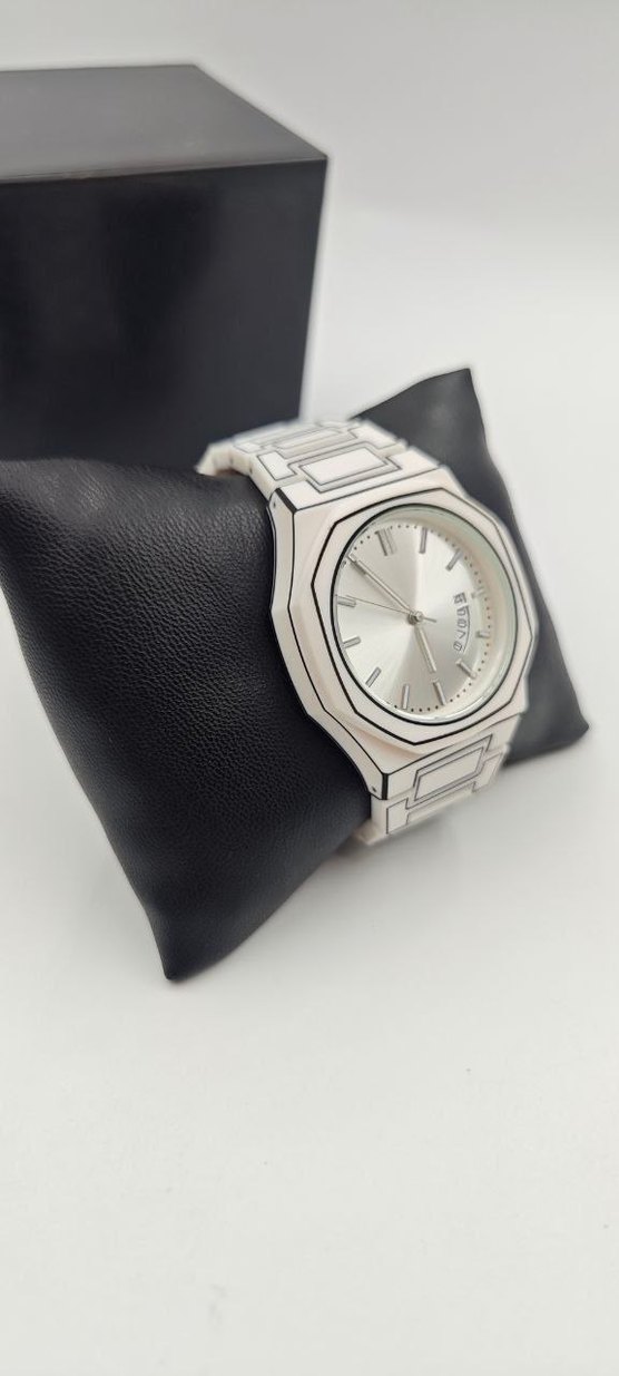 Beyaz Klasik Erkek Kol Saati - Görsel 5