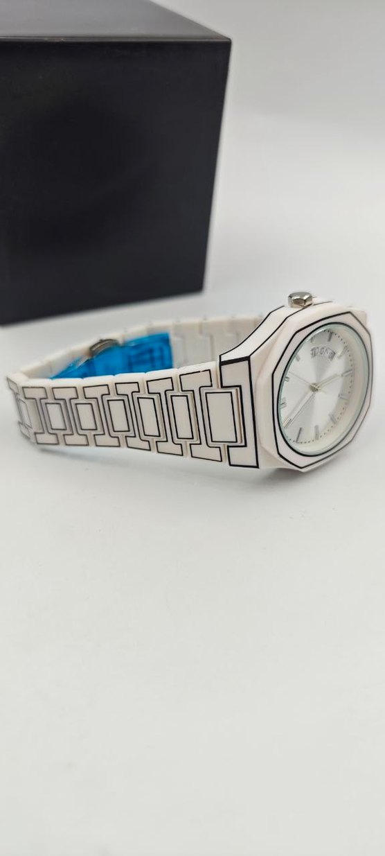 Beyaz Klasik Erkek Kol Saati - Görsel 3