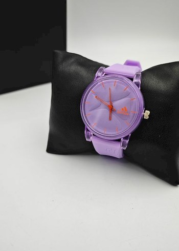 Mor Kayışlı Minimalist Kadın Saati - Görsel 2