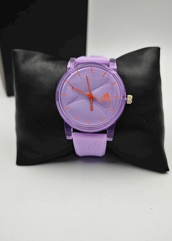 Mor Kayışlı Minimalist Kadın Saati - Görsel 5