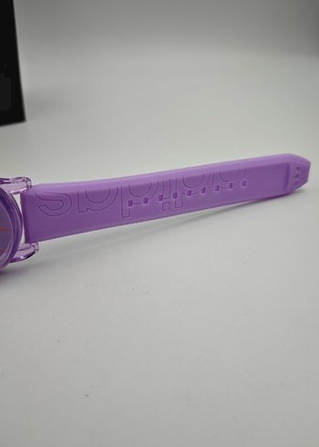 Mor Kayışlı Minimalist Kadın Saati - Görsel 4