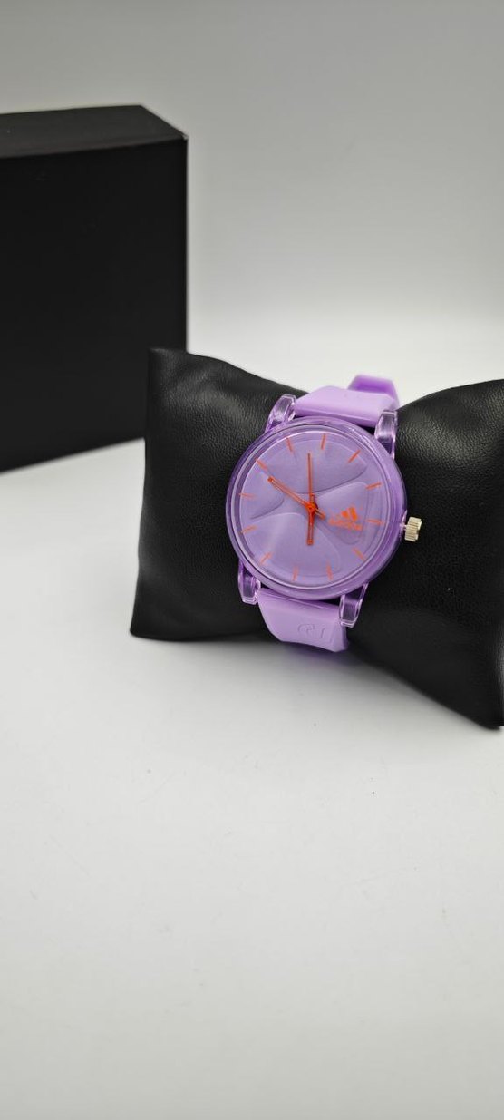 Mor Kayışlı Minimalist Kadın Saati - Görsel 2