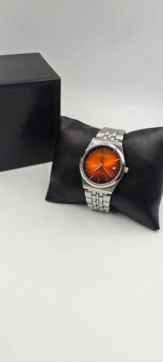 Turuncu Kadranlı Citizen Erkek Kol Saati - Görsel 5