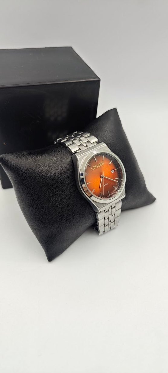 Turuncu Kadranlı Citizen Erkek Kol Saati - Görsel 2