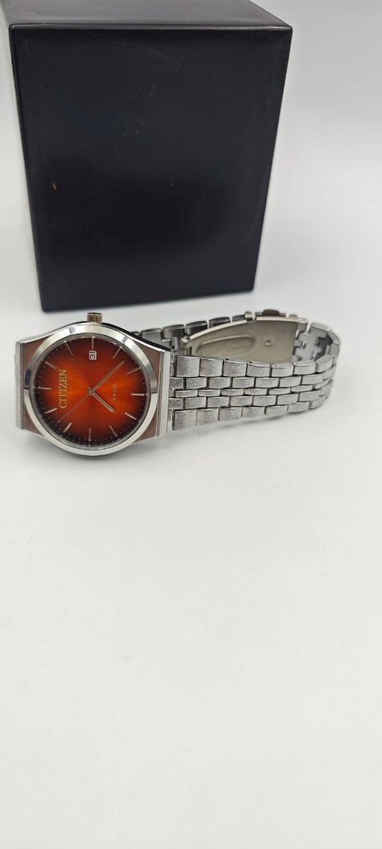 Turuncu Kadranlı Citizen Erkek Kol Saati - Görsel 4