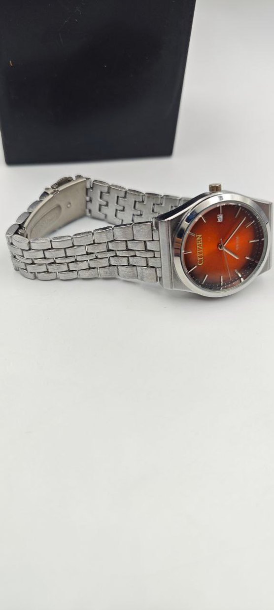 Turuncu Kadranlı Citizen Erkek Kol Saati - Görsel 3