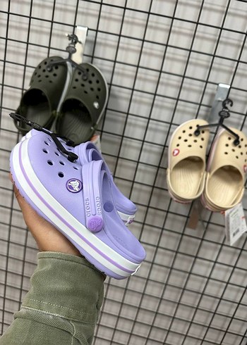 Crocs Beyaz Crocs Terlikleri Velcro Bantlı