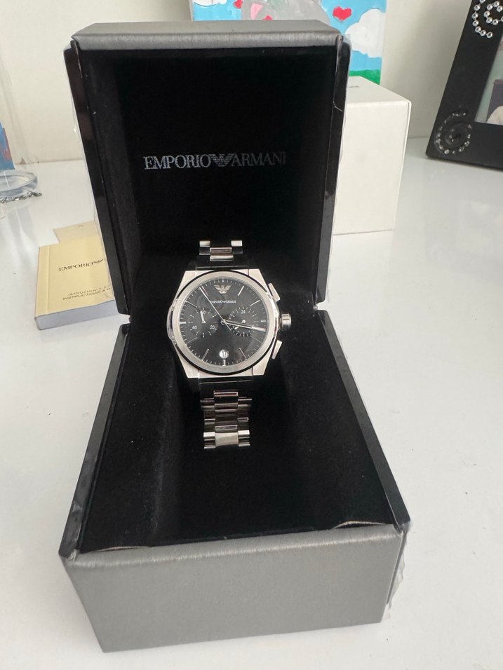 Emporio Armani Gri Erkek Kol Saati - Görsel 2