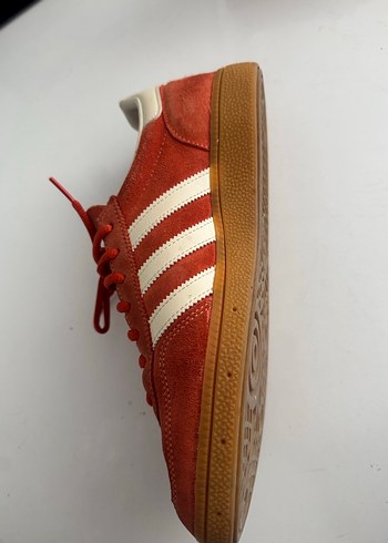 Kadın Kırmızı Süet Adidas Wedge Spor Ayakkabı - Görsel 4