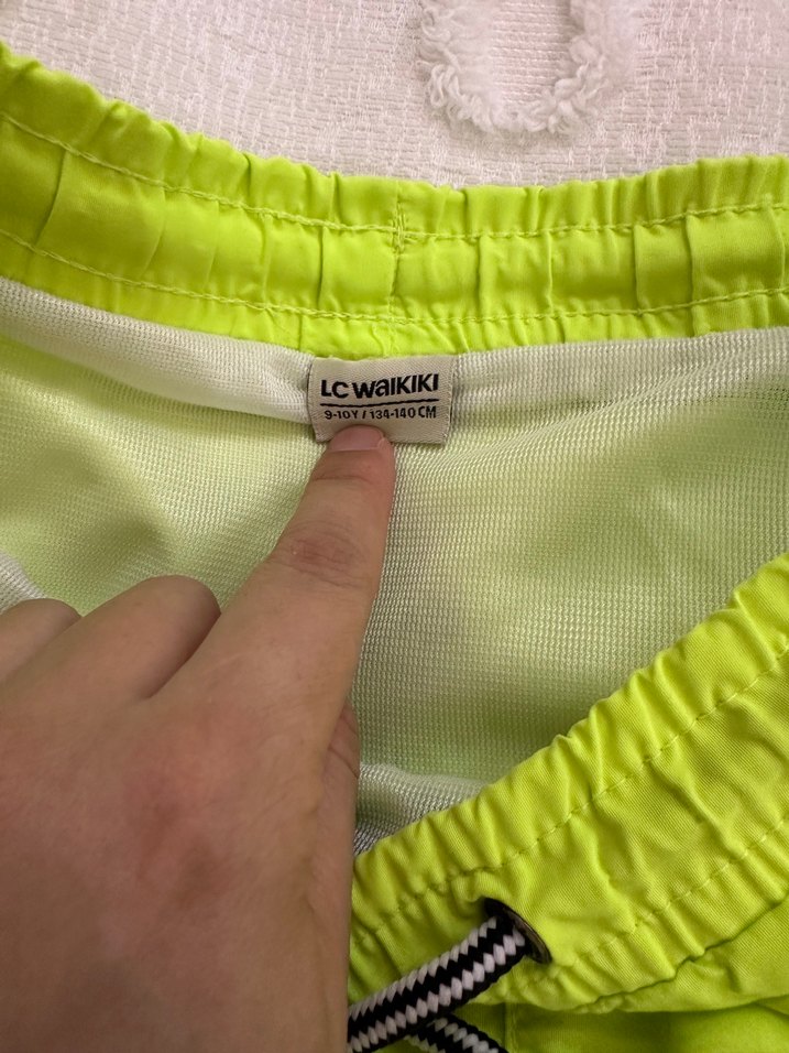 Erkek Çocuk Sarı Şort Mayo - Görsel 2