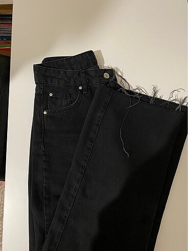 Trendyol wide leg siyah jeans
