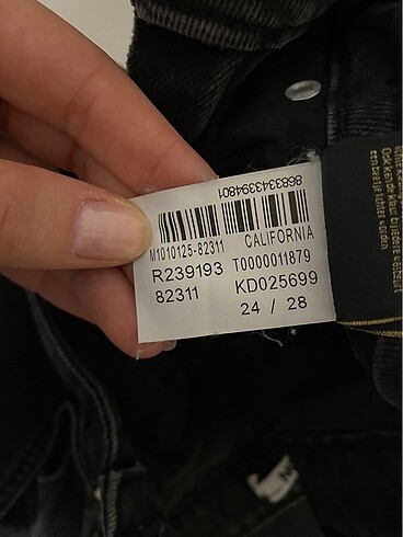 diğer Beden Mavi siyah jeans