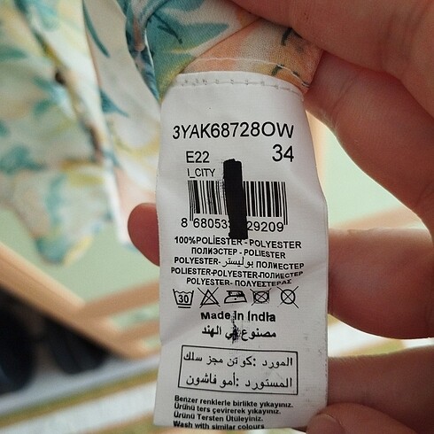 34 Beden çeşitli Renk KOTON DESENLİ ŞİFON BLUZ