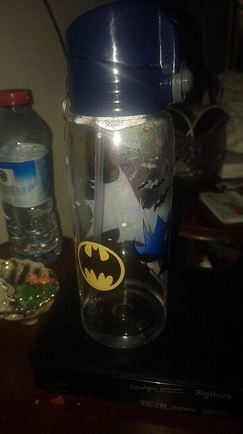  Beden Lisanslı batman desenli Pipetli suluk 500 ml 