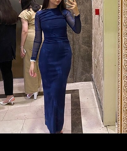 Pull&bear mavi elbise