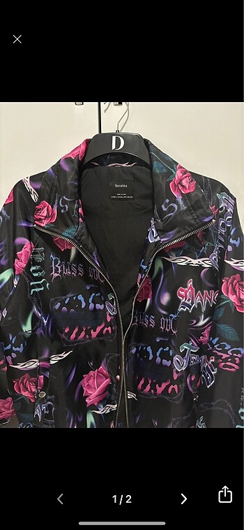 Y2k Bershka bomber ceket