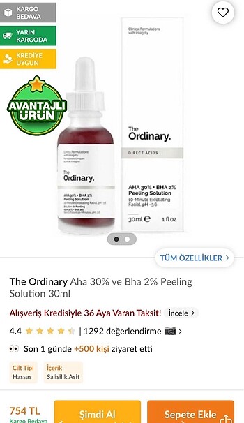 Beden Renk The Ordinary