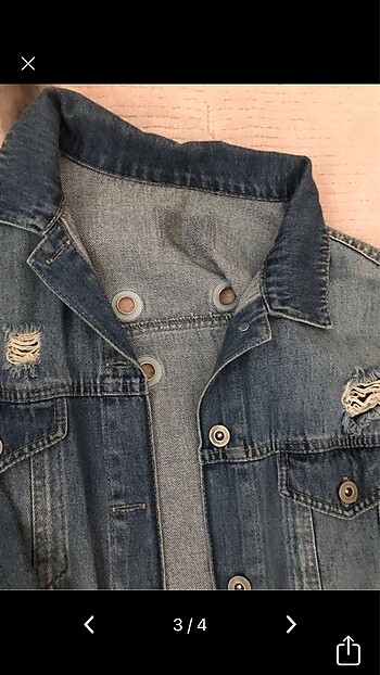 Diğer Oversize kot ceket