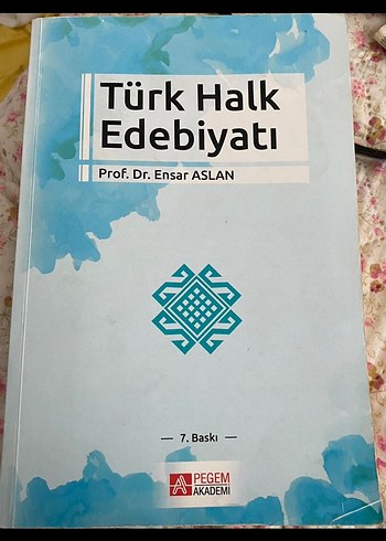 Türk Halk Edebiyatı - Prof. Dr. Ensar Aslan
