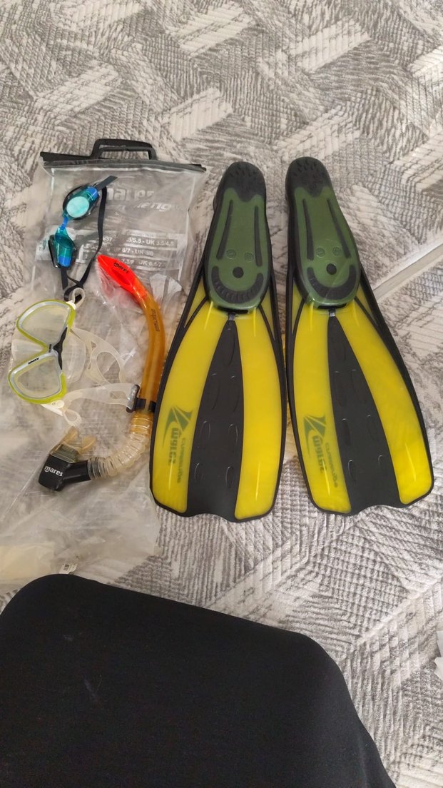 Sarı Dalış Paleti ve Dalış Seti - Görsel 4