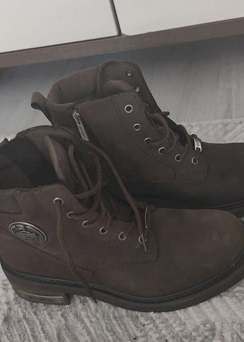 Kahverengi Tokalı Erkek Biker Botları - Görsel 2