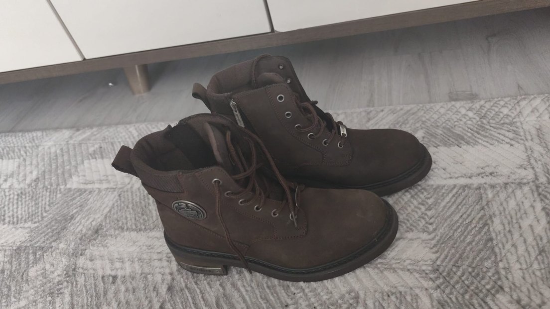 Kahverengi Tokalı Erkek Biker Botları - Görsel 2