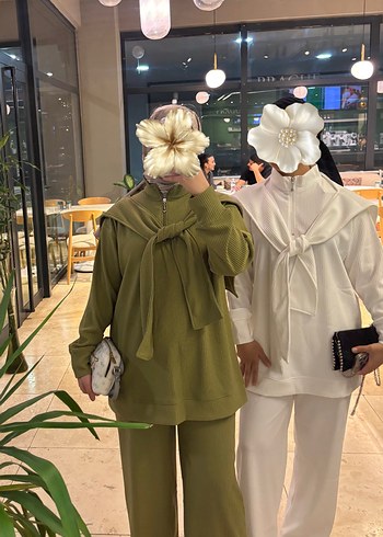 Haki ve beyaz takım omuz seyyardır beden için yazımız - Görsel 8