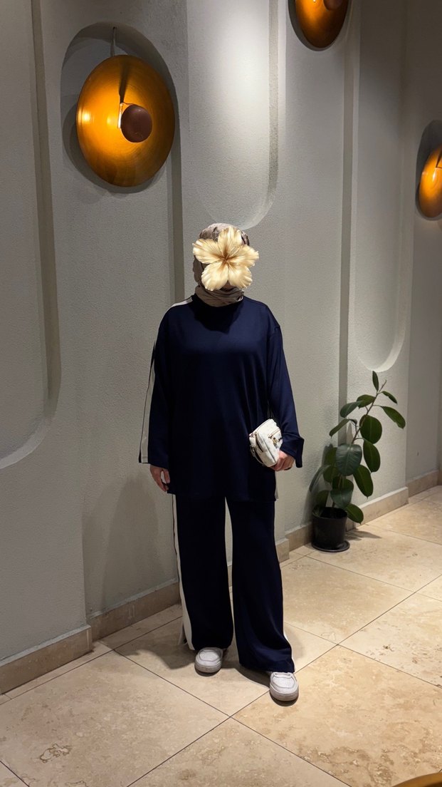 Modal kumaş lacivert takım  beden için yazınız - Görsel 3