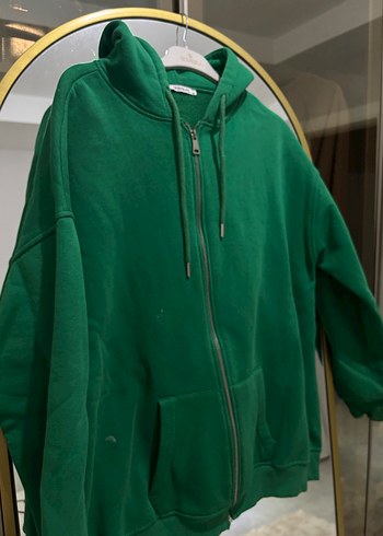 Fermuarlı Yeşil Kadın ceket - Görsel 4