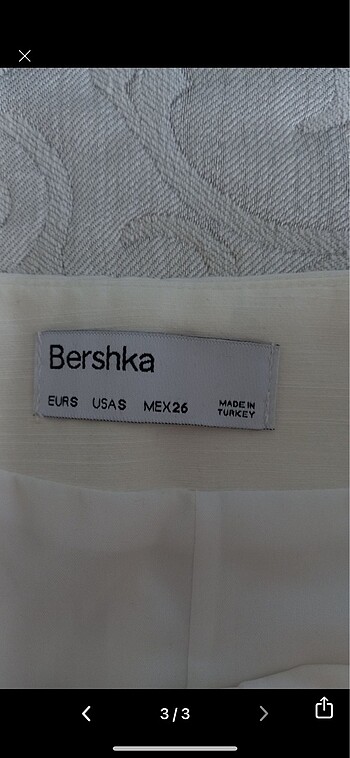 s Beden Bershka şort etek