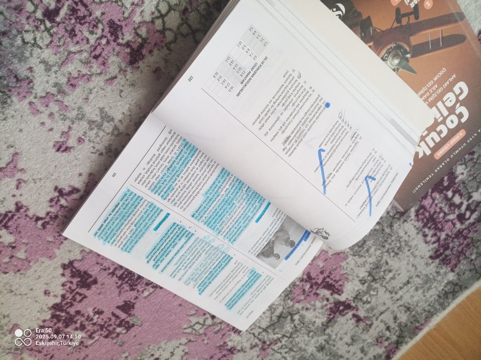 Auzef Çocuk Gelişimi 3. sınıf - Bahar Dönemi - Görsel 5