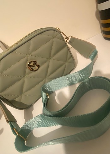 Yeşil Kadın Kemerli Günlük Çanta - Görsel 7