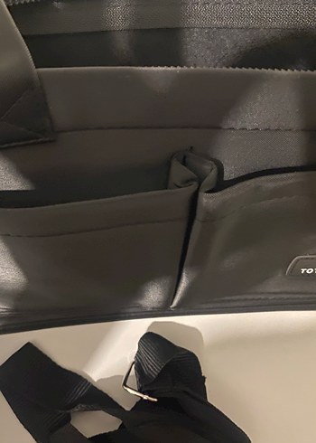 Siyah Deri Fermuarlı Kadın Çanta - Görsel 4