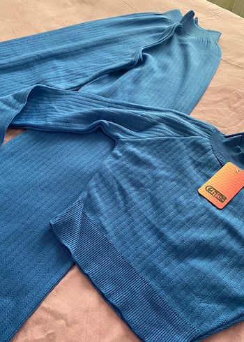 Mavi Kadın Triko Takım - Görsel 5