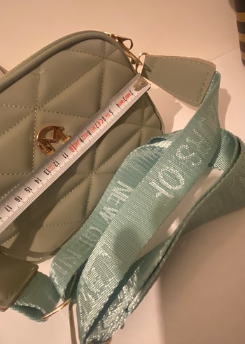 Pastel Yeşil Kadın Bel Çantası - Görsel 7