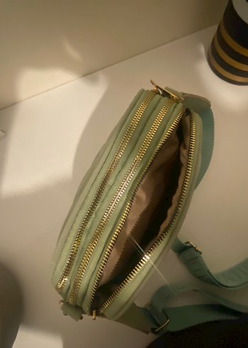 Pastel Yeşil Kadın Bel Çantası - Görsel 3