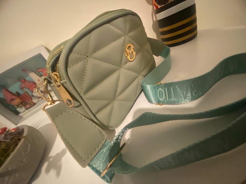 Pastel Yeşil Kadın Bel Çantası - Görsel 2