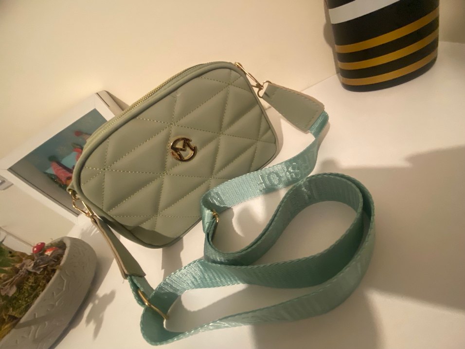 Pastel Yeşil Kadın Bel Çantası - Görsel 5