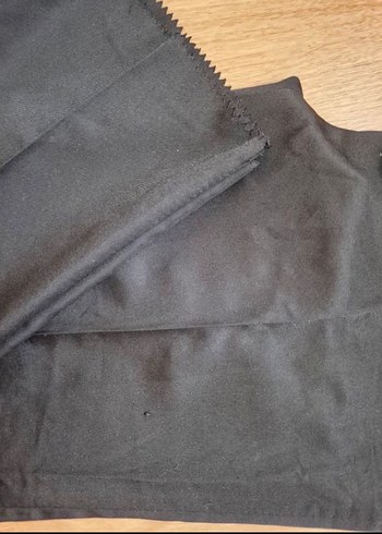 Kadın Siyah Midi Kumaş Pantolon - Görsel 3