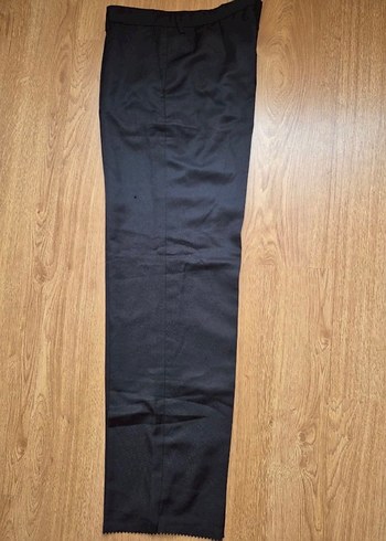 Kadın Siyah Midi Kumaş Pantolon - Görsel 4