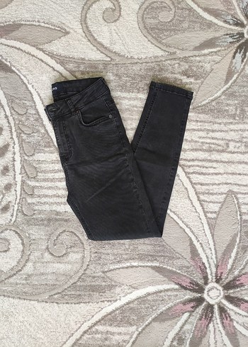Diğer Siyah Dar Kesim Denim Jean