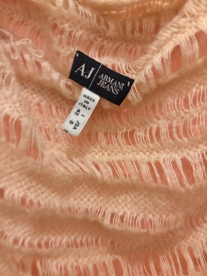 Bej Bohem Tarz Örgü Kadın Kazak - Görsel 3