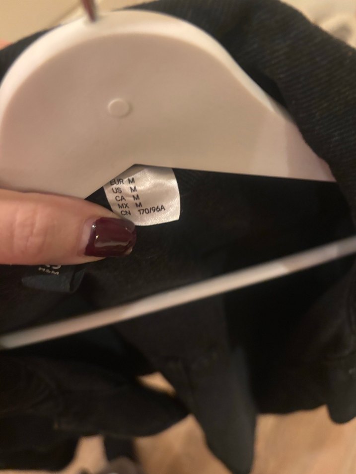 Siyah Düğmeli Kadın Denim Ceket - Görsel 3