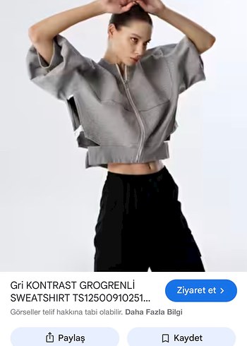 Gri eşofman takımı Twist L - Görsel 3