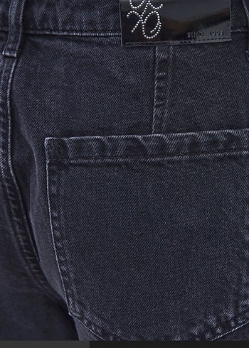 Düğmeli Kadın Denim Pantolon OXXO - Görsel 4