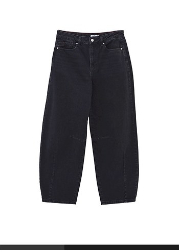 Düğmeli Kadın Denim Pantolon OXXO - Görsel 6