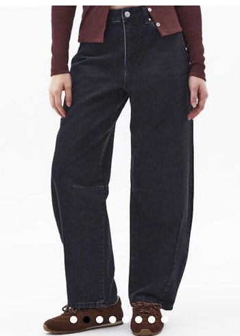 Düğmeli Kadın Denim Pantolon OXXO - Görsel 12