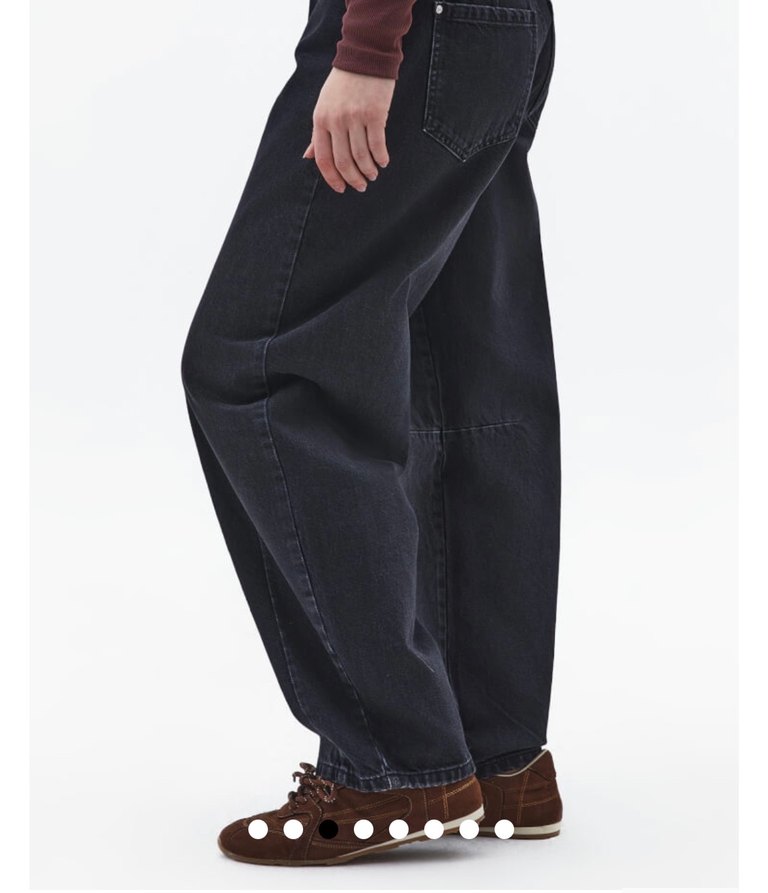 Düğmeli Kadın Denim Pantolon OXXO - Görsel 2