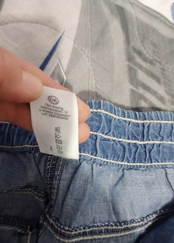 m Beden Düğmeli Kadın Denim Jean