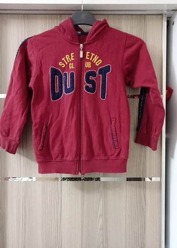Kapüşonlu Kızaklı Kırmızı Erkek Sweatshirt